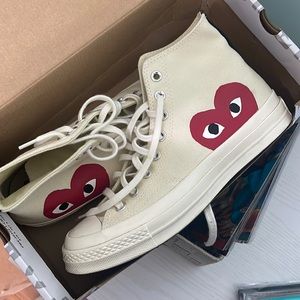 Converse comme des garçons size 9 women’s
